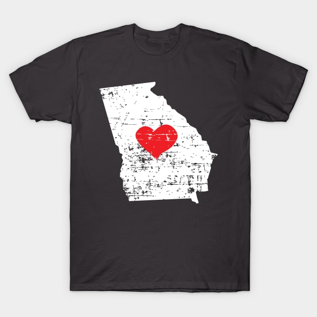 <3 Georgia State Gift T Shirt for Men Women and Kids T-Shirt by HopeandHobby